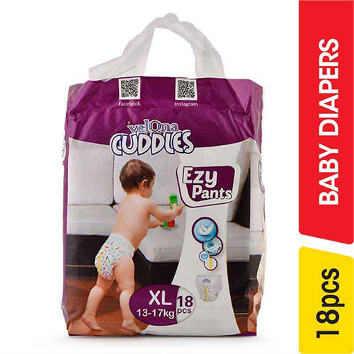 Velona Cuddles Diaper Pants, XL - 18.00 pcs