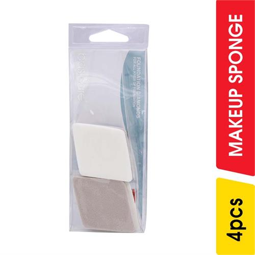 Basicare Diamond Shape Foundation Sponges - 4.00 pc