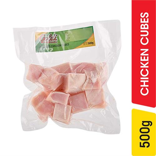 Goldi Boneless Chicken Cubes - 500.00 g