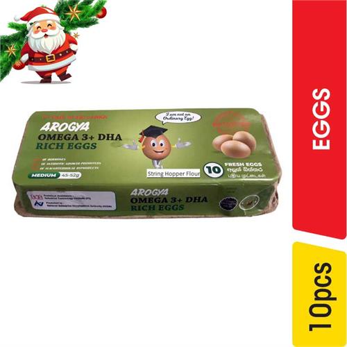 Arogya Farm Omega 3+DHA Rich Eggs, Medium - 10.00 pcs