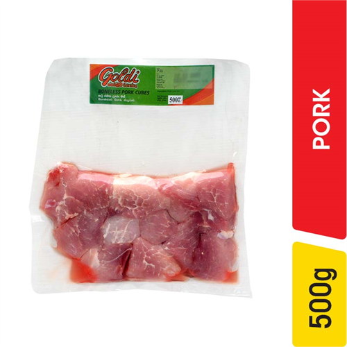 Goldi Pork cubes - 500.00 g