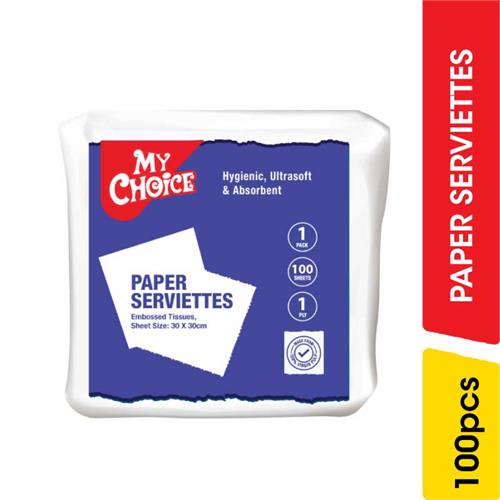 My Choice Paper Serviettes - 100.00 pcs