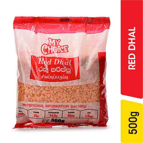 My Choice Red Dhal Packet - 500.00 g