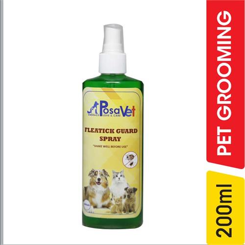 Posa Vet Pet Flea Tick Guard Spray - 200.00 ml