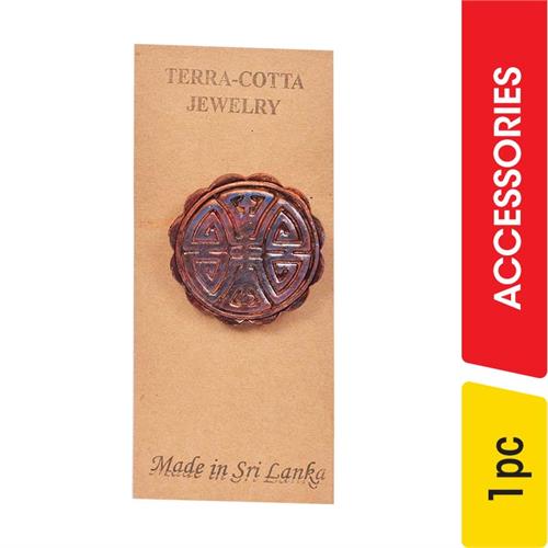 Terra-Cotta Saree Pin - 1.00 pc