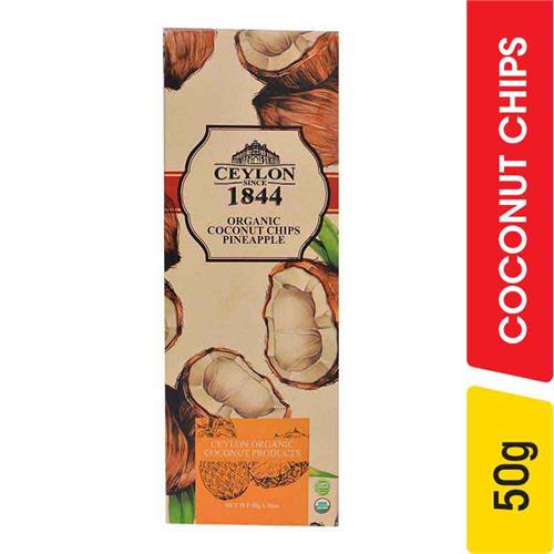 Ceylon Since 1844 Organic Coconut Chips Pineapple - 50.00 g