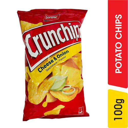 Lorenz Crunchips Potato Chips Cheese and Onion - 100.00 g