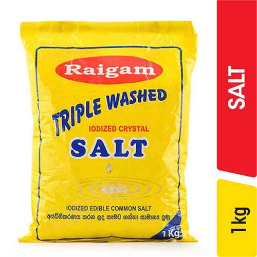 Raigam Triple Washed Crystal Salt - 1.00 kg