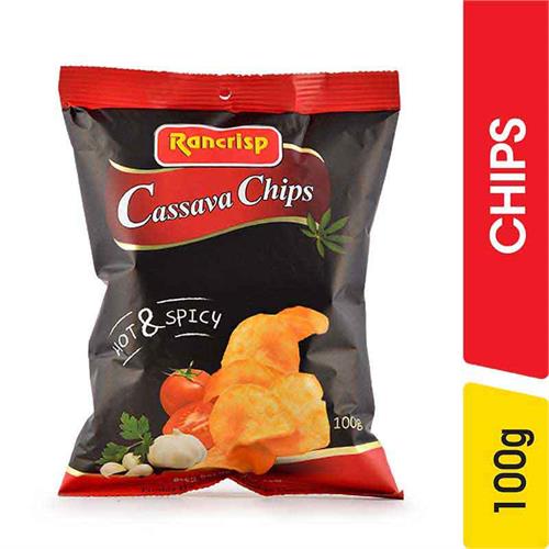 Rancrisp Cassava Chips Hot & Spicy - 100.00 g