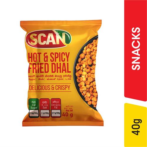 Scan Hot & Spicy Fried Dhal - 40.00 g