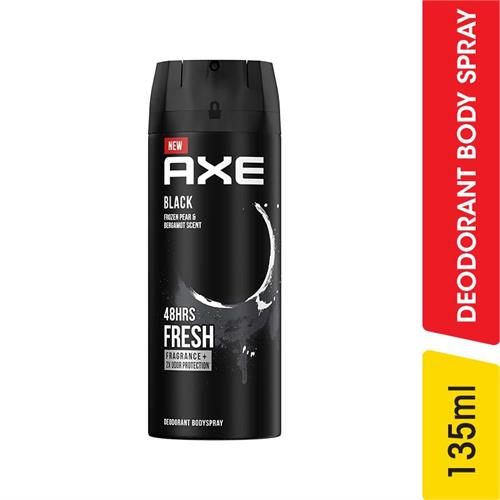 Axe Deodorant Body Spray, Black - 135.00 ml
