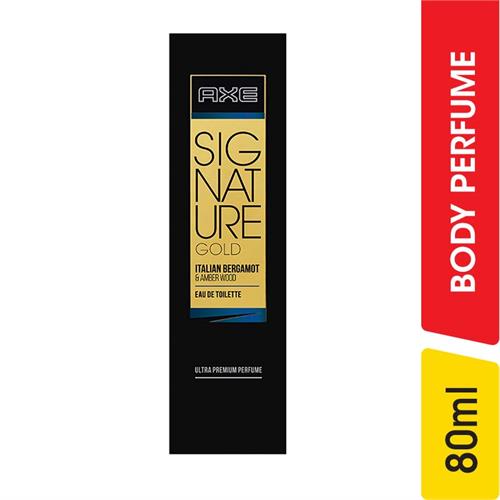 Axe Signature Gold Italian Bergamot & Amber Wood Body Perfume - 80.00 ml