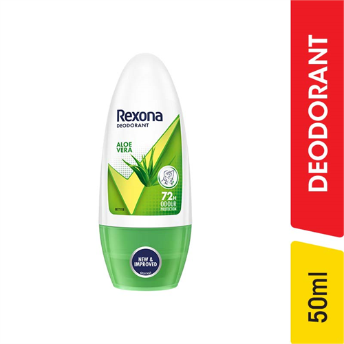 Rexona Roll On Deodorant, Aloe Vera - 50.00 ml
