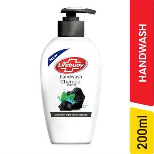 Lifebuoy Handwash Charcoal and Mint - 200.00 ml