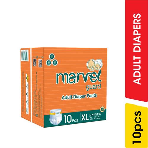 Marvel Adult Diaper Pants, Extra Large - 10.00 pcs