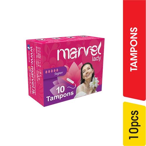 Marvel Tampons, Super - 10.00 pcs