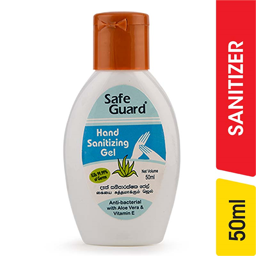 Safe Guard Hand Sanitizing Gel - 50.00 ml