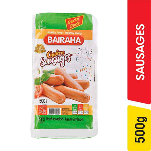 Bairaha Chicken Sausages - 500.00 g
