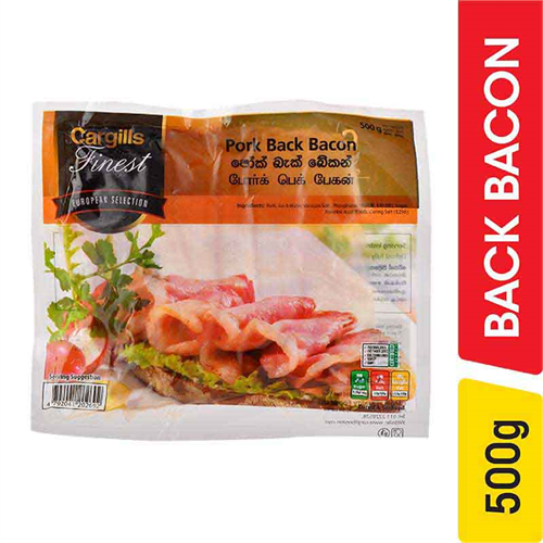 Finest Back Bacon - 500.00 g