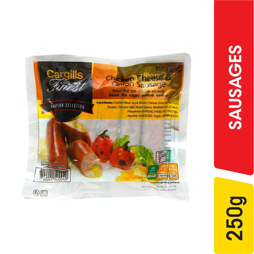 Finest Chicken Cheese & Onion Sausages - 250.00 g