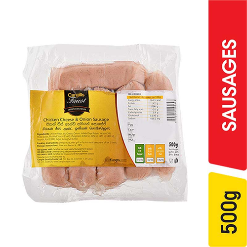 Finest Chicken Cheese & Onion Sausages - 500.00 g