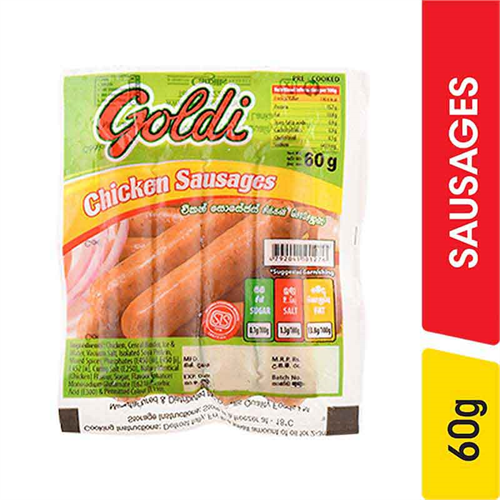 Goldi Chicken Sausages - 60.00 g