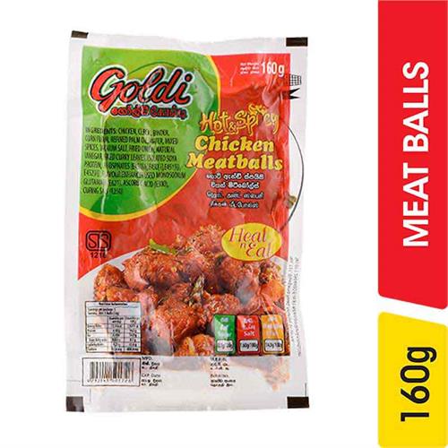 Goldi Hot & Spicy Chicken Meatballs - 160.00 g