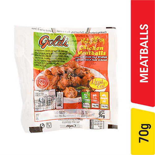Goldi Hot & Spicy Chicken Meatballs - 70.00 g