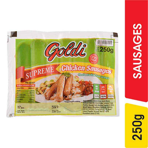 Goldi Supreme Chicken Sausages - 250.00 g