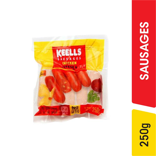 Keells Chicken Cheese & Onion Sausages - 250.00 g
