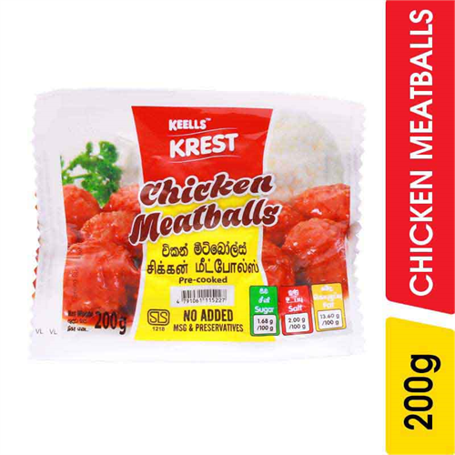 Keells Chicken Meat Balls - 200.00 g