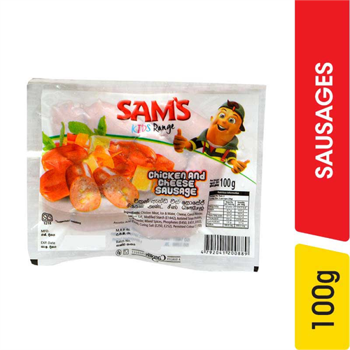 Sam's Chicken Cheese Sausages - 100.00 g