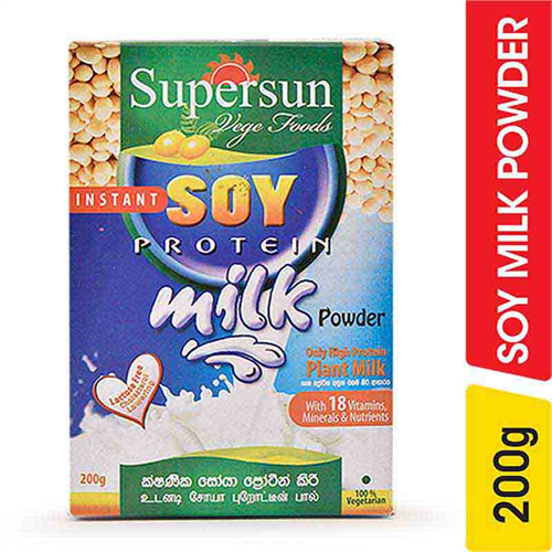 Supersun Soy Protein Milk Powder - 200.00 g