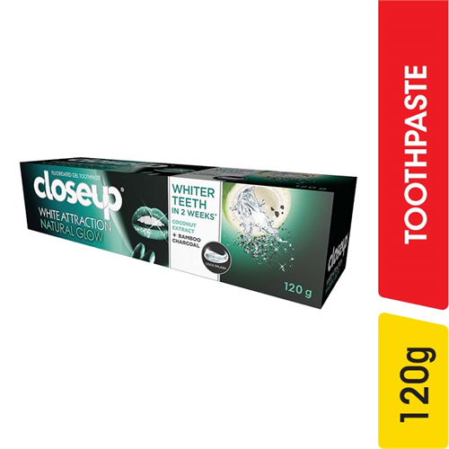 Closeup Toothpaste Coconut & Bamboo Charcoal - 120.00 g