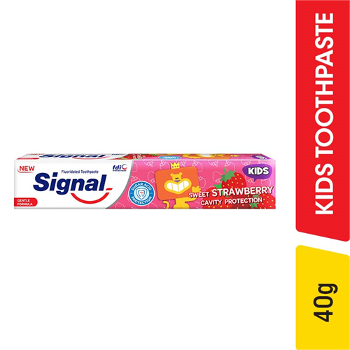 Signal Kids Toothpaste,Strawberry - 40.00 g