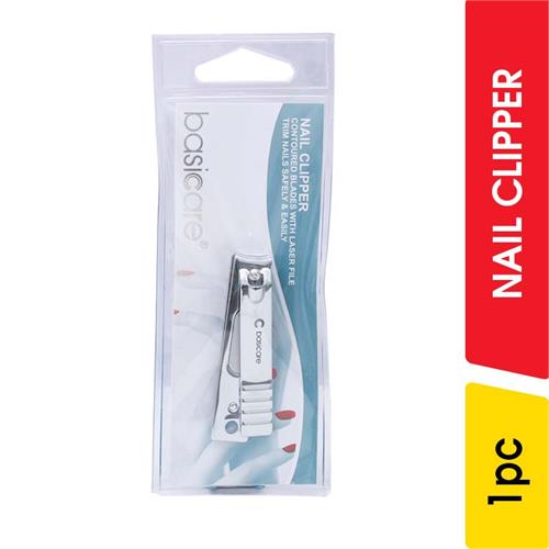 Basicare Curved Blade Nail Clipper - 1.00 pc