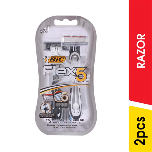 Bic Flex 5 Disposable Razor - 2.00 pcs