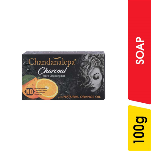 Chandanalepa Charcoal Soap - 100.00 g