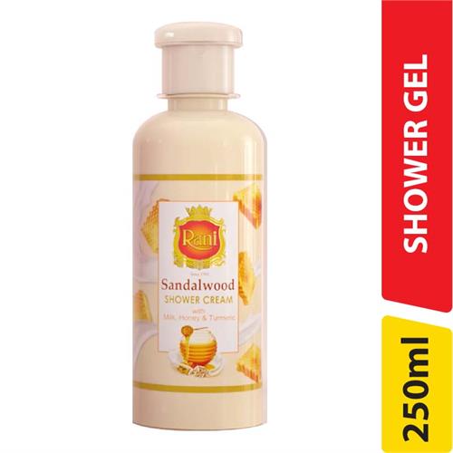 Rani Shower Cream,Milk , Honey and Turmeric - 250.00 ml