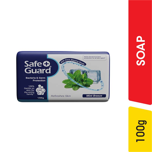 Safe Guard Soap,Mint Breeze - 100.00 g