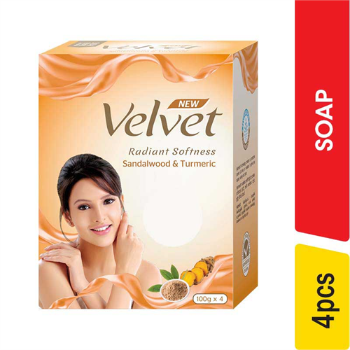 Velvet Soap Sandalwood Multi Pack 100g - 380.00 pcs