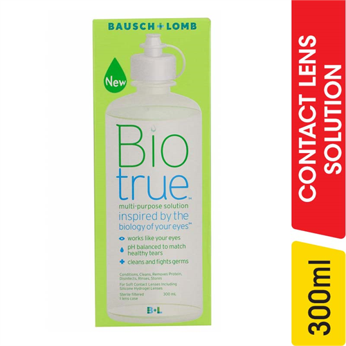 Bio True Contact Lens Solution - 300.00 ml