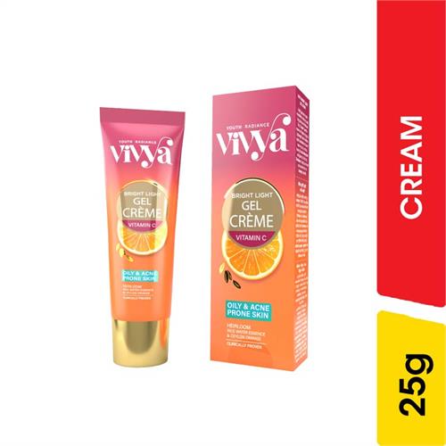 Vivya Bright Light Gel Cream, Vitamin C - 25.00 g