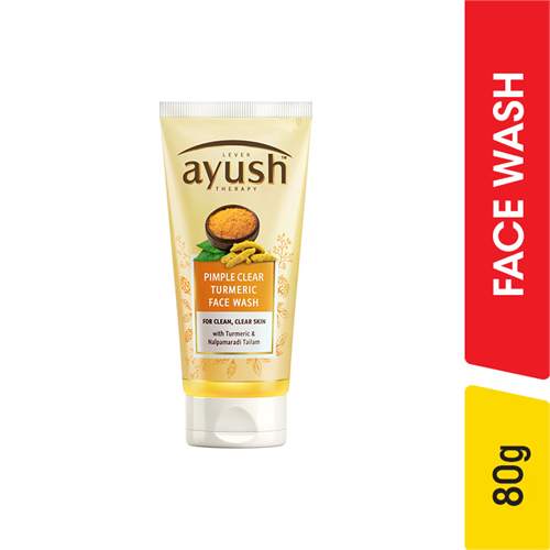 Ayush Anti Pimple Turmeric Face Wash - 80.00 g