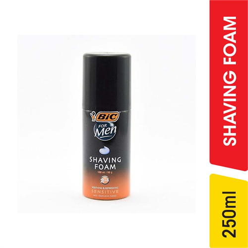 Bic Shaving Foam, Sensitive - 200.00 ml