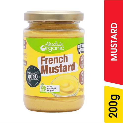 Absolute Organic French Mustard - 200.00 g