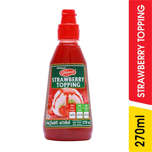 Edinborough Strawberry Topping - 270.00 ml