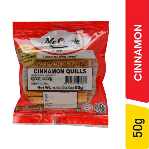 Mc Currie Cinnamon Sticks - 50.00 g