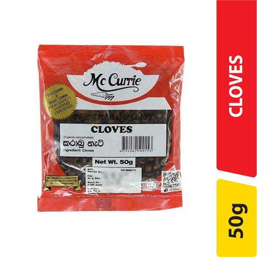 Mc Currie Cloves Whole - 50.00 g