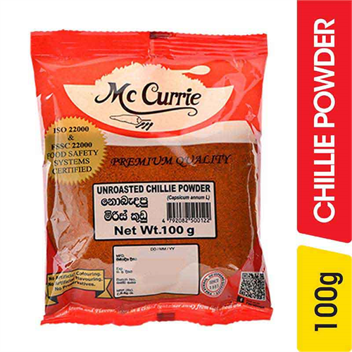 Mc Currie Raw Chilli Powder - 100.00 g